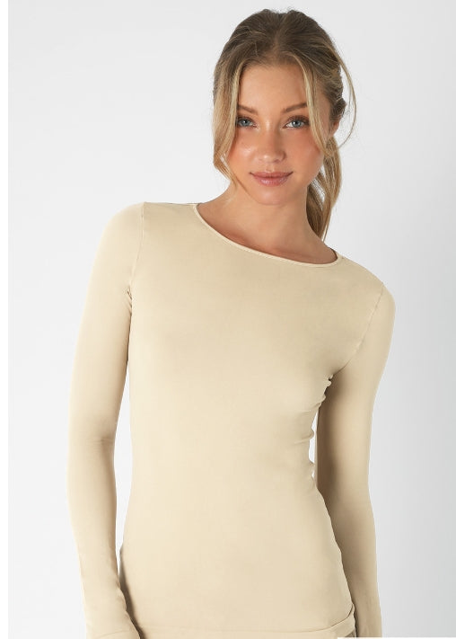 Long Sleeve Crew Neck Top