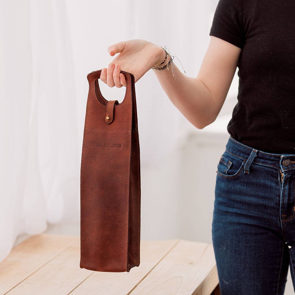 Leather Wine Carrier