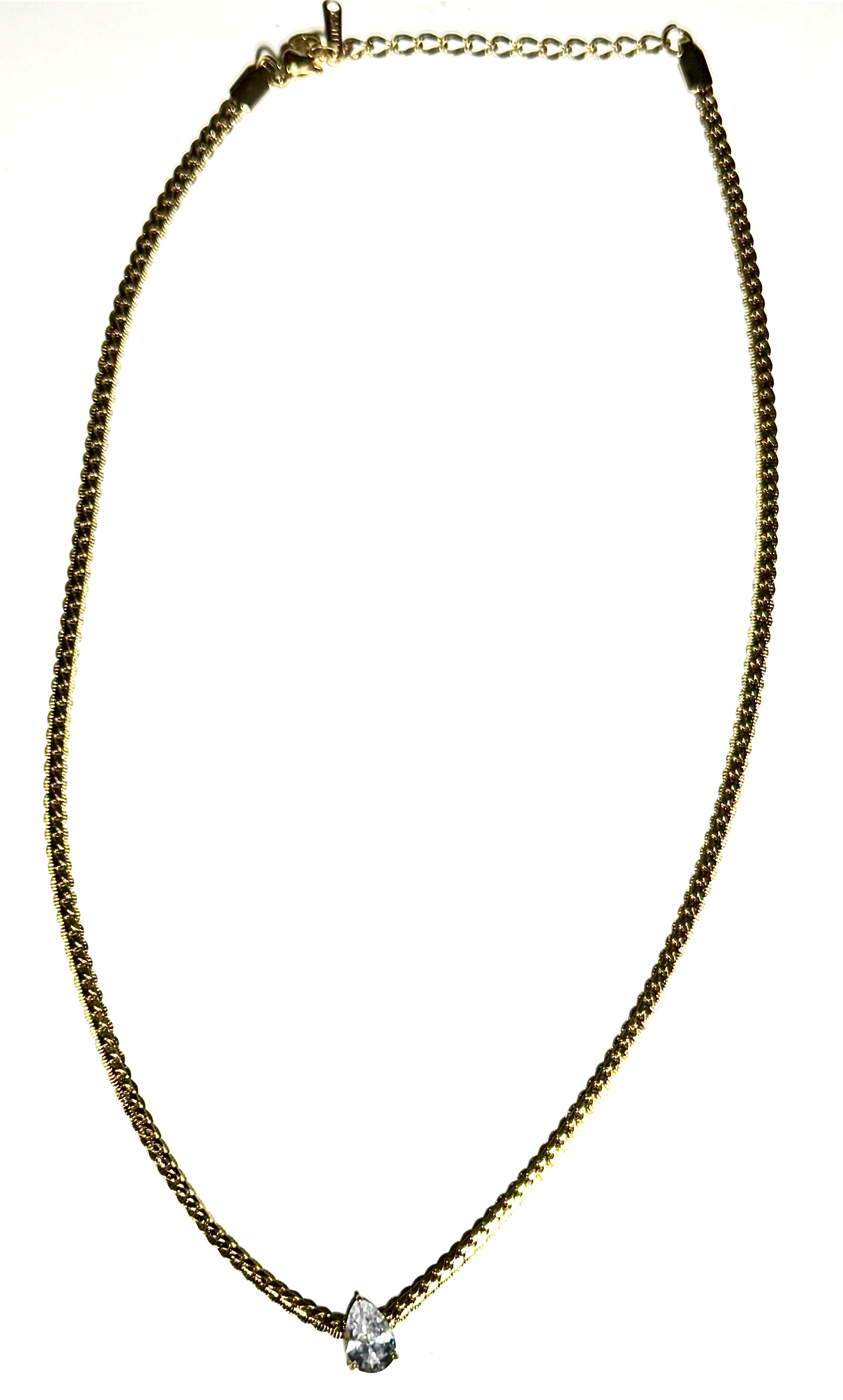 Gia-Tear Drop Necklace