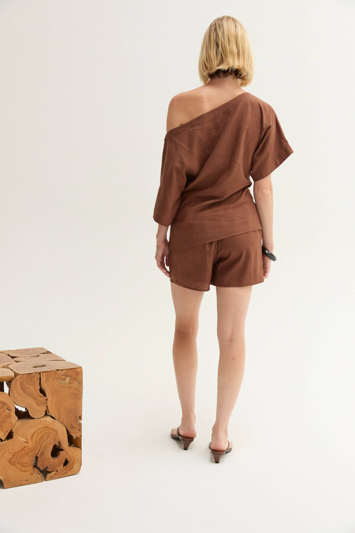 Brown Elena Top