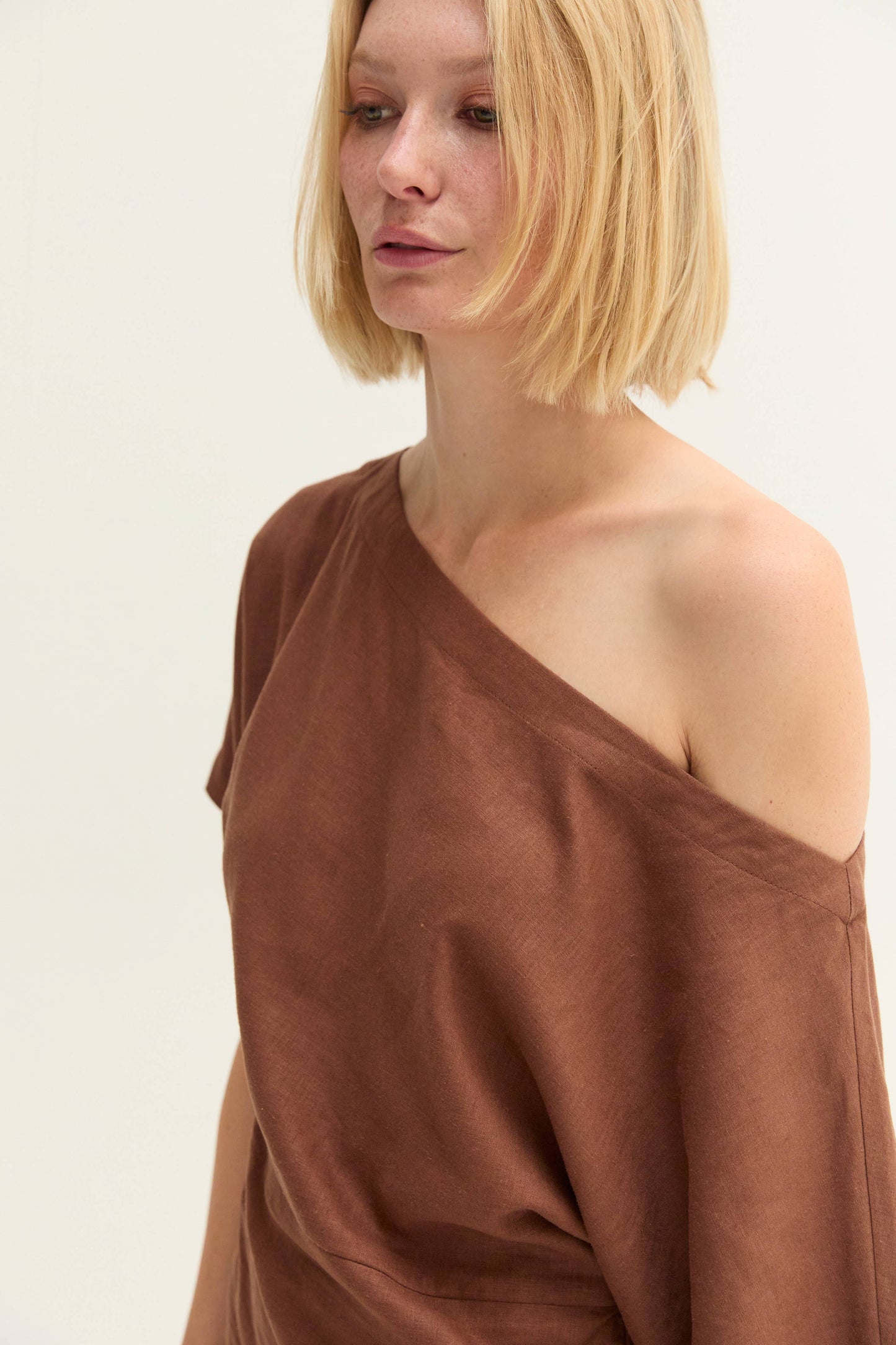 Brown Elena Top
