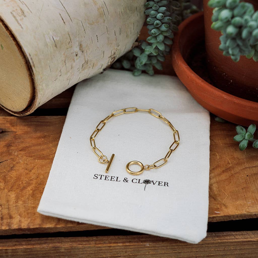 Paperclip Chain Bracelet