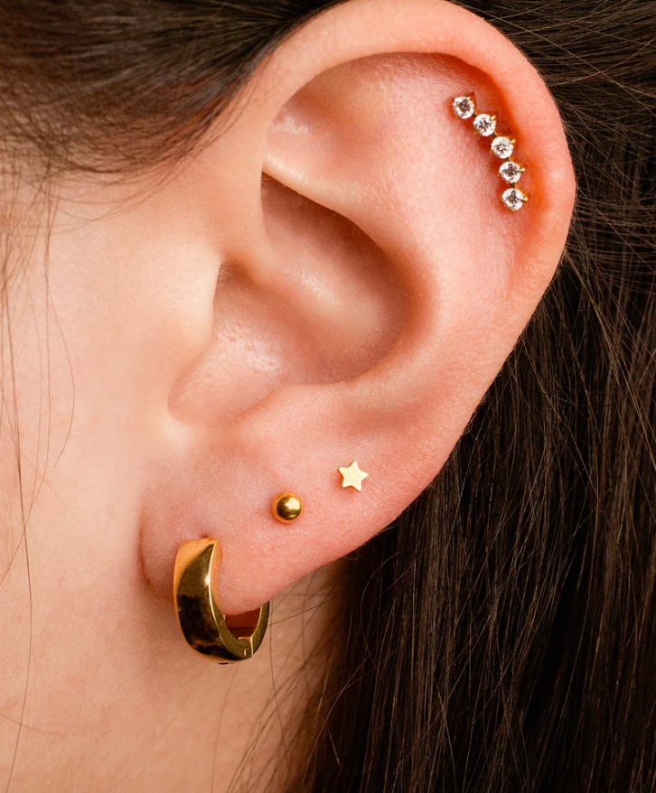 Climber Studs Silver