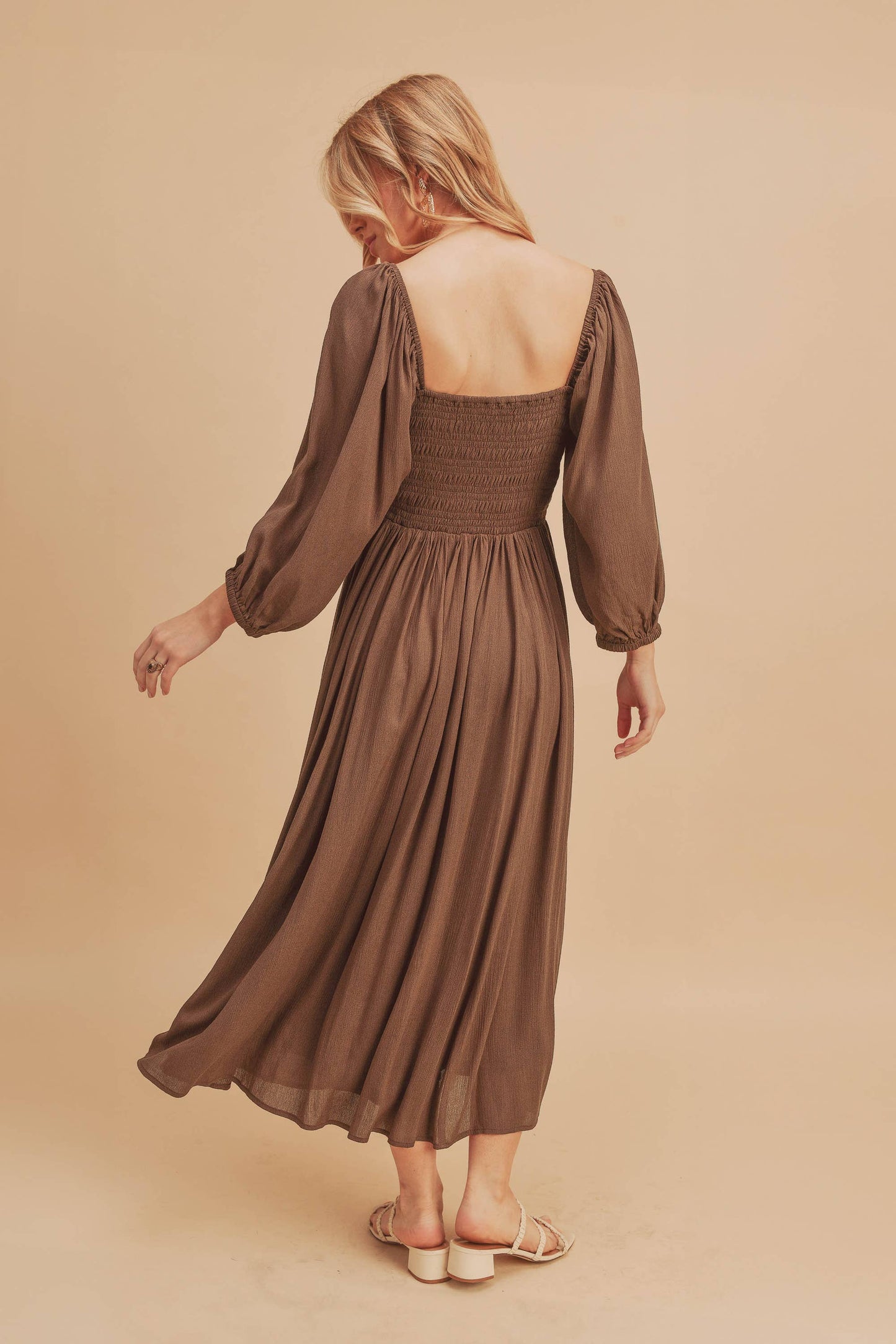 Geri Dress Chocolate