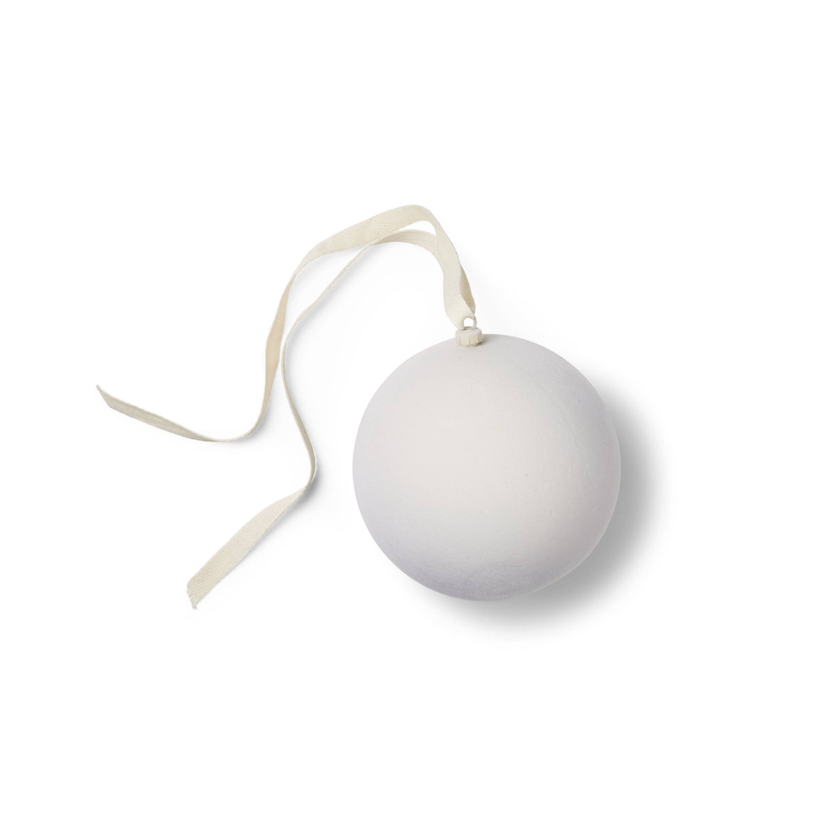 White Velvet Ornament