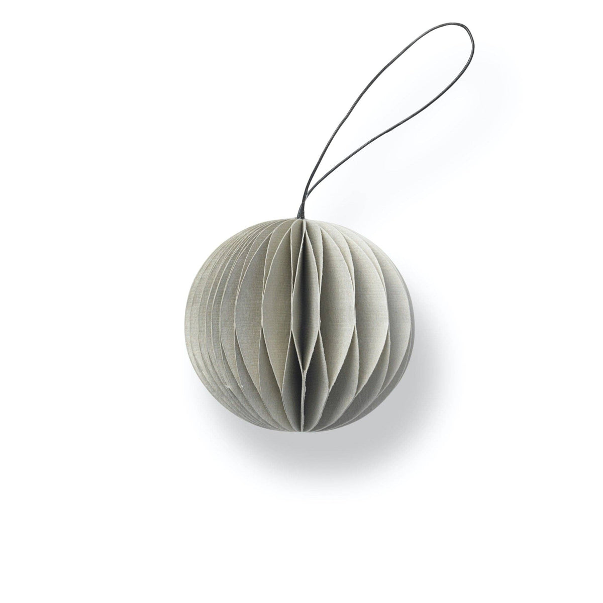 Grey Scoop Ornament