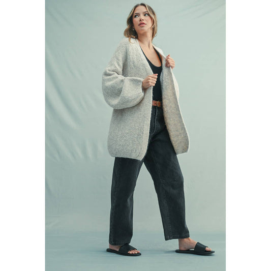 O Brushed Cardigan