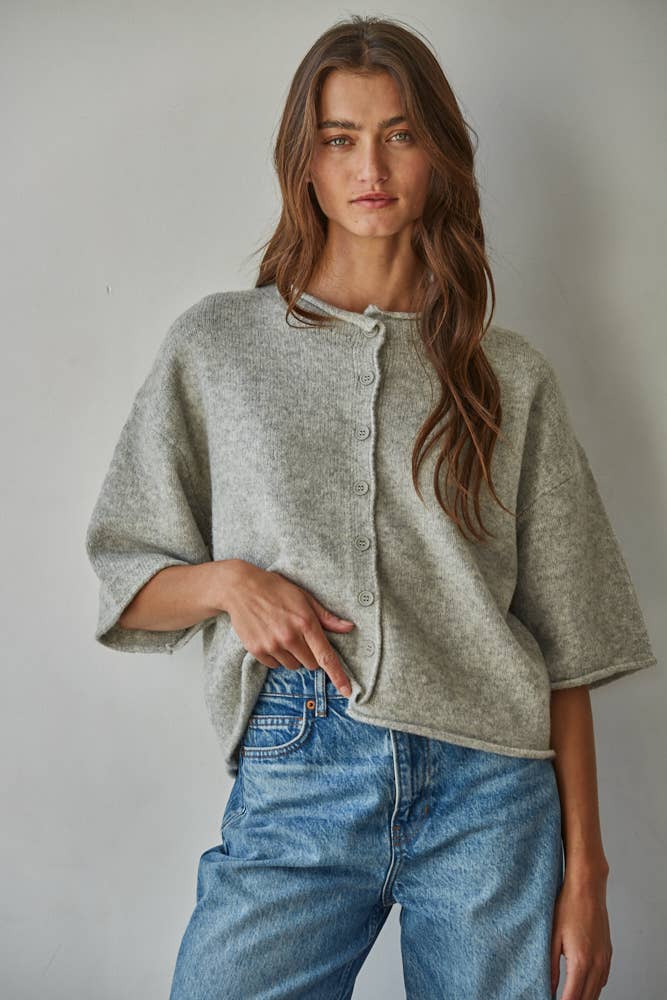 Grey Knit Sweater