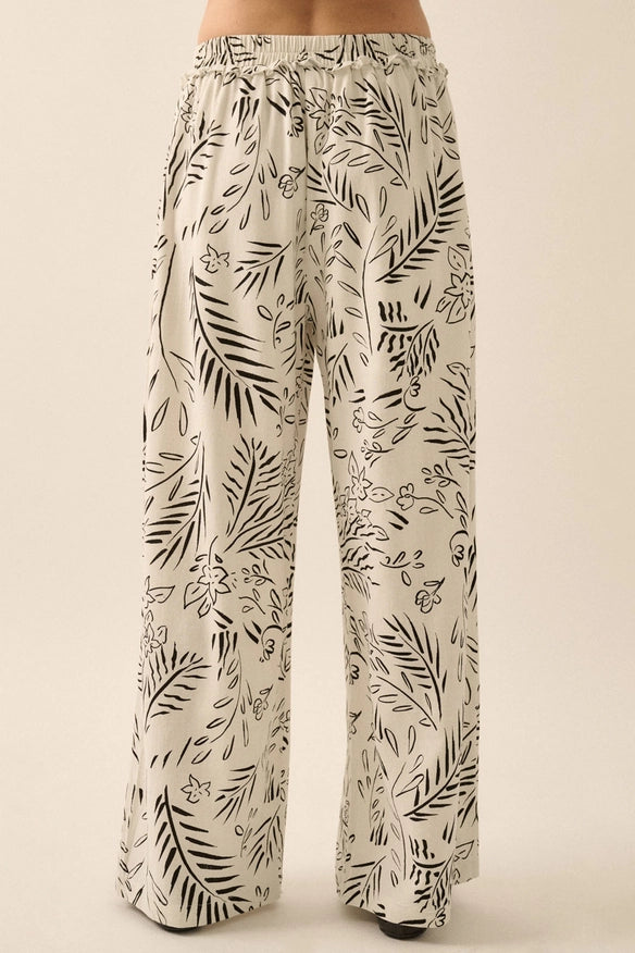 Floral Print Pant