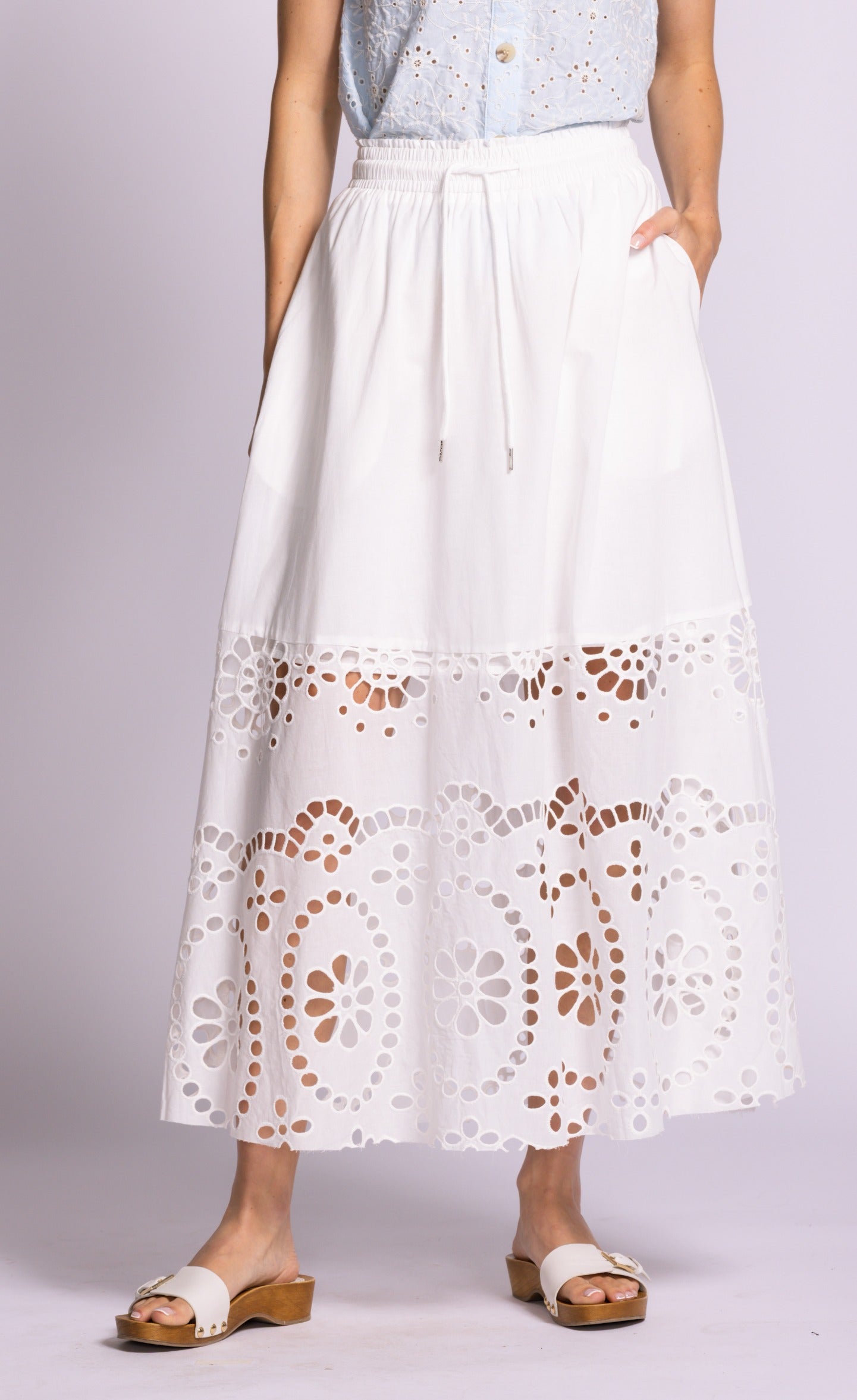 White Jolene Skirt