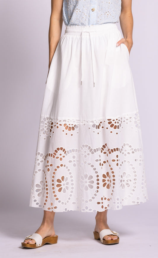 White Jolene Skirt